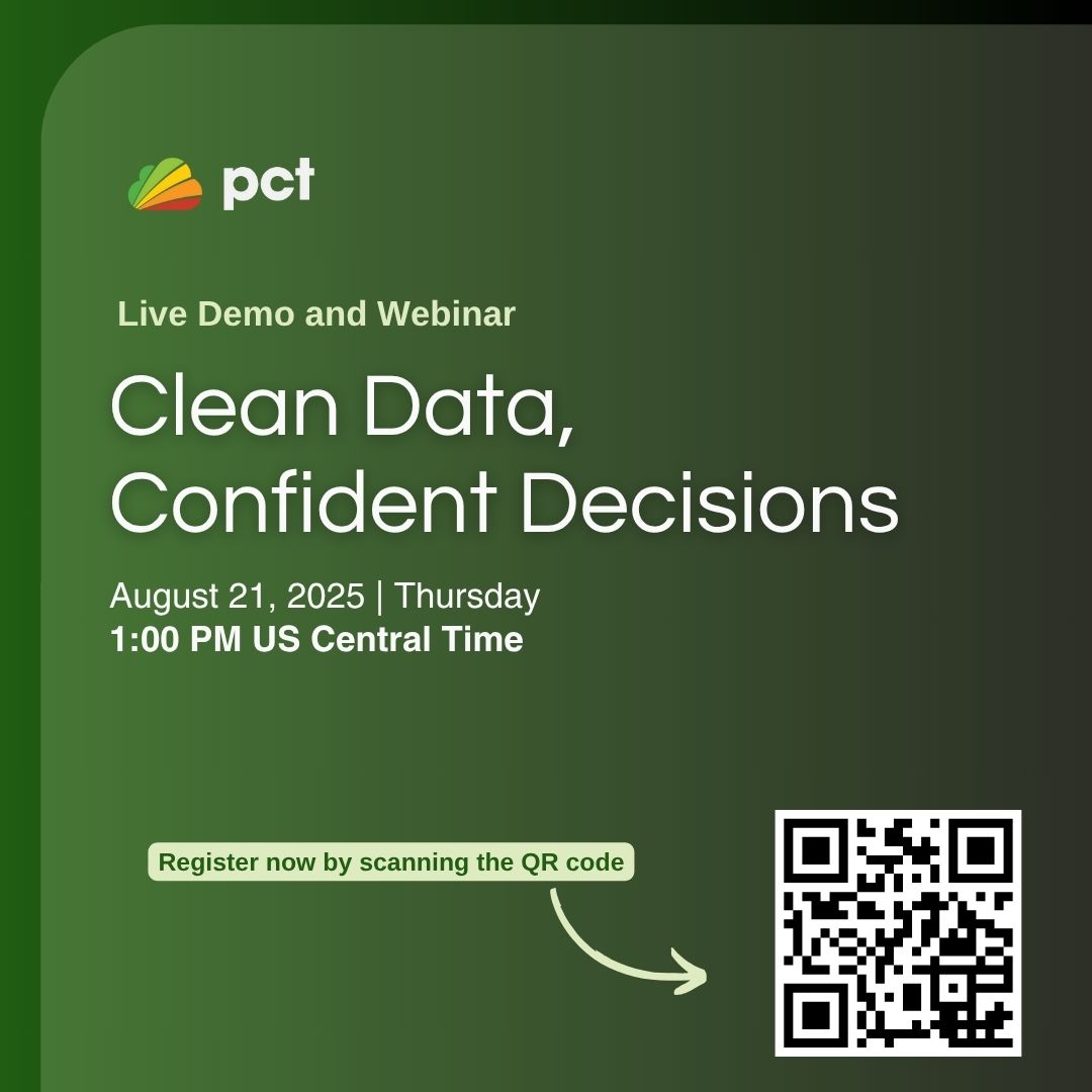 Join our FREE webinar and learn how to turn raw yield data into reliable maps that reveal opportunities for optimizing input use and profitability.

To register: bit.ly/3H6lc66 , or scan the QR code in the image below.