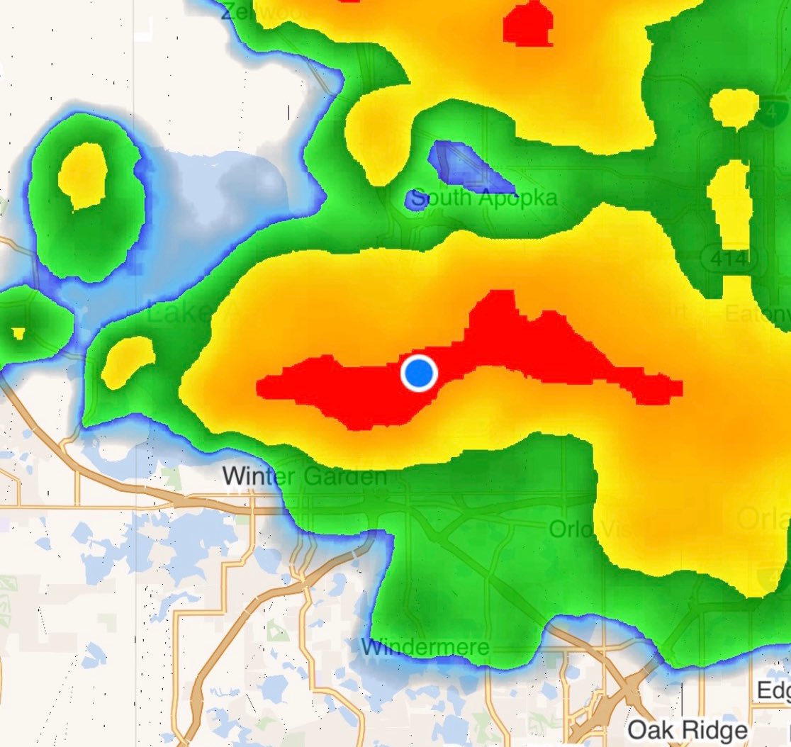 Well we are getting hammered in this thunderstorm. The rain is pouring down and the lightening is one bolt right after another. According to my weather station in my yard we have had 1.7 inches of rain so far.