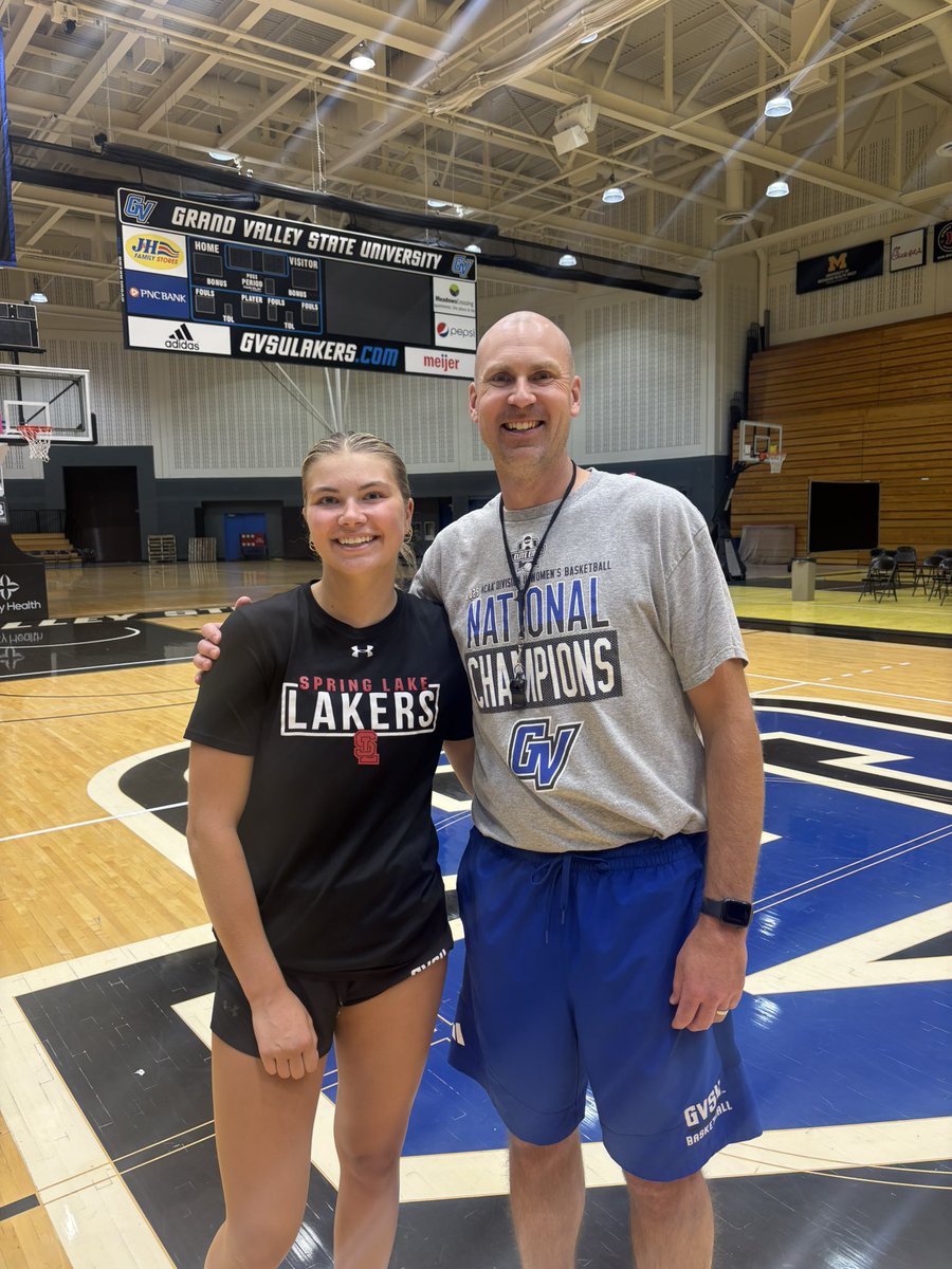 Peyton Hein (@peytonhein34) on Twitter photo Thank you <a href="/CoachSayers/">Phil Sayers</a>, Coach Williams, and Coach Parker from <a href="/gvsuwbb/">GVSU Women's Basketball</a> for a great elite camp!!
<a href="/mikedokter/">Mike Dokter</a> <a href="/Thehouse_BBall/">The House Basketball</a> <a href="/InsiderExposure/">InsiderExposure</a> <a href="/PGHMichigan/">Prep Girls Hoops Michigan</a> <a href="/pgh_Danyle/">PrepGirlsHoopsDanyle</a> <a href="/CoachEvanBell/">Evan Bell</a> <a href="/hgrecruits1/">Hidden Gem Recruits</a> <a href="/MichHSBball/">Mich HS Bball</a> Thank you <a href="/CoachSayers/">Phil Sayers</a>, Coach Williams, and Coach Parker from <a href="/gvsuwbb/">GVSU Women's Basketball</a> for a great elite camp!!
<a href="/mikedokter/">Mike Dokter</a> <a href="/Thehouse_BBall/">The House Basketball</a> <a href="/InsiderExposure/">InsiderExposure</a> <a href="/PGHMichigan/">Prep Girls Hoops Michigan</a> <a href="/pgh_Danyle/">PrepGirlsHoopsDanyle</a> <a href="/CoachEvanBell/">Evan Bell</a> <a href="/hgrecruits1/">Hidden Gem Recruits</a> <a href="/MichHSBball/">Mich HS Bball</a>