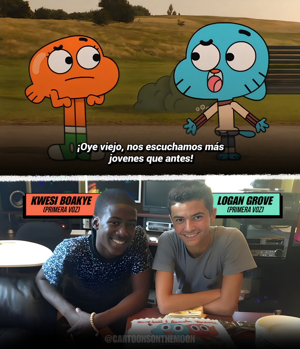 Un dato animado hasta que salga Beyond The Spider-Verse. Día 10:  

El episodio "Los Niños" muestra como Gumball y Darwin sufren por tener una voz muy adolescente, pero al final del mismo, consiguen nuevas voces infantiles.

Resulta que fue el último capítulo en el que