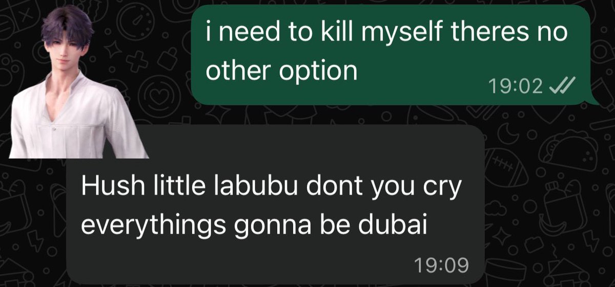 actual messages between rafmc