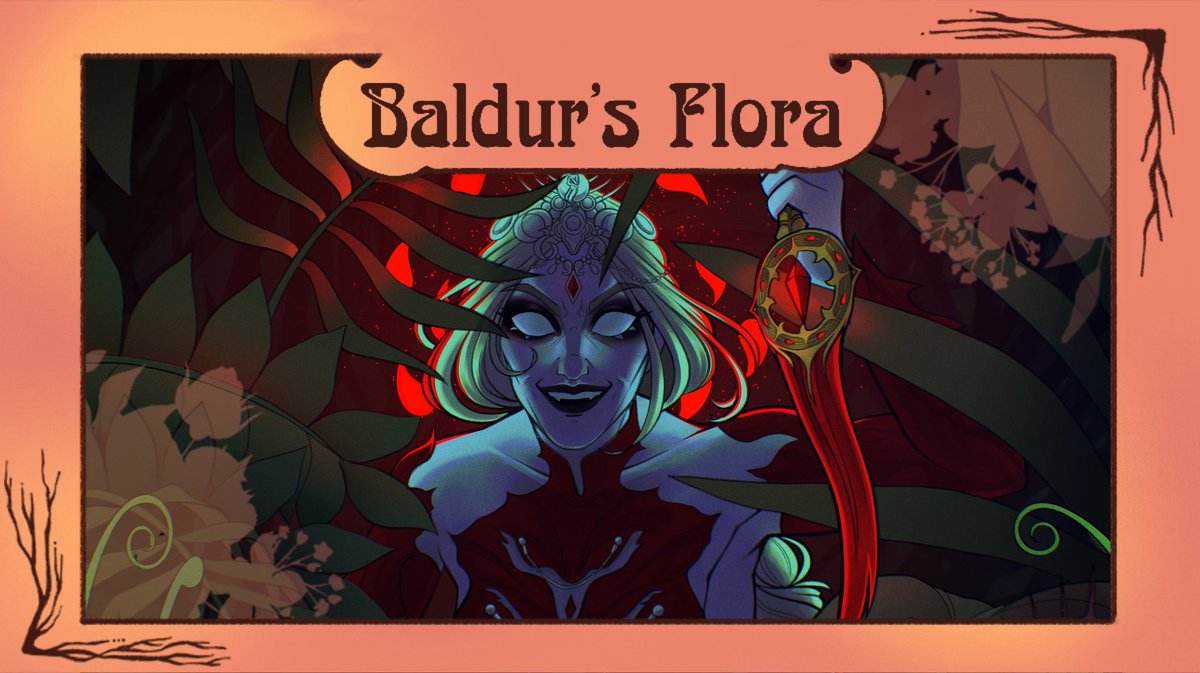 bg3flowerzine's tweet photo. PRE-ORDERS OPEN! 
Orin preview 🥀 Venus fly trap 

“But Bhaal cared not for petty titles; murder made victims of both princes and paupers.”

Art preview by @gaydotgov, fic excerpt by @/panko-dreading https://t.co/9UW5HbsEZq