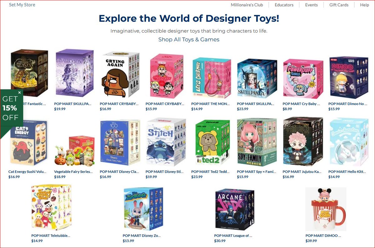 TYPA App | Pop Mart Labubu Restock Alerts & Info (@typa_app) on Twitter photo POP MART NOW AVAILABLE AT BOOKS-A-MILLION
Books-A-Million is now officially selling POP MART — and they're coming in HOT with rare, hard-to-find, and previously out-of-stock series you don’t want to miss! 
=>tkqlhce.com/2n117js0ys-FHG…
#popmart #labubu #ad POP MART NOW AVAILABLE AT BOOKS-A-MILLION
Books-A-Million is now officially selling POP MART — and they're coming in HOT with rare, hard-to-find, and previously out-of-stock series you don’t want to miss! 
=>tkqlhce.com/2n117js0ys-FHG…
#popmart #labubu #ad