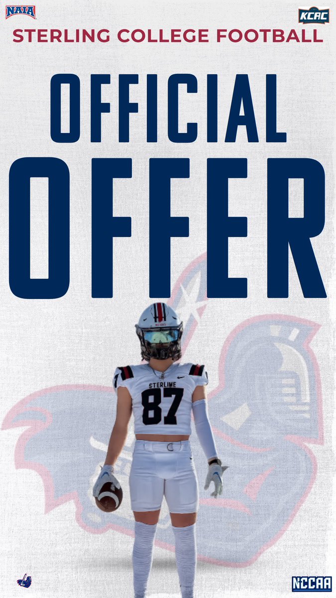 After a great conversation with <a href="/TARIKEMBRACK/">Tarik Embrack</a> I am Blessed and Thankful to receive my first 🅾️ from <a href="/SCWarriorFB/">Sterling College Football</a> #AGTG <a href="/BomberFrederick/">Frederick Bombers FB</a>