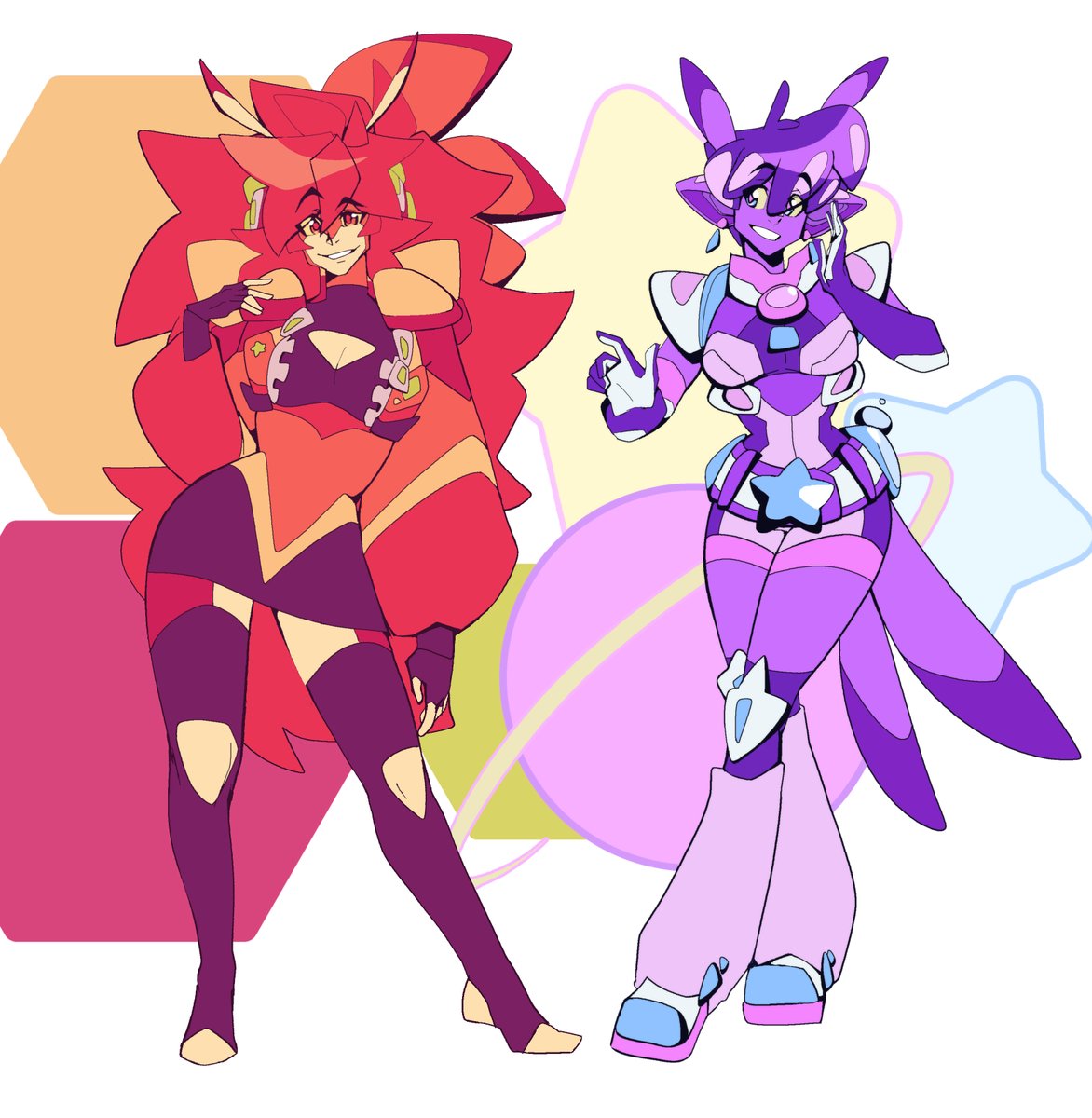 i havent been drawing my lady OCs enough im sorry women