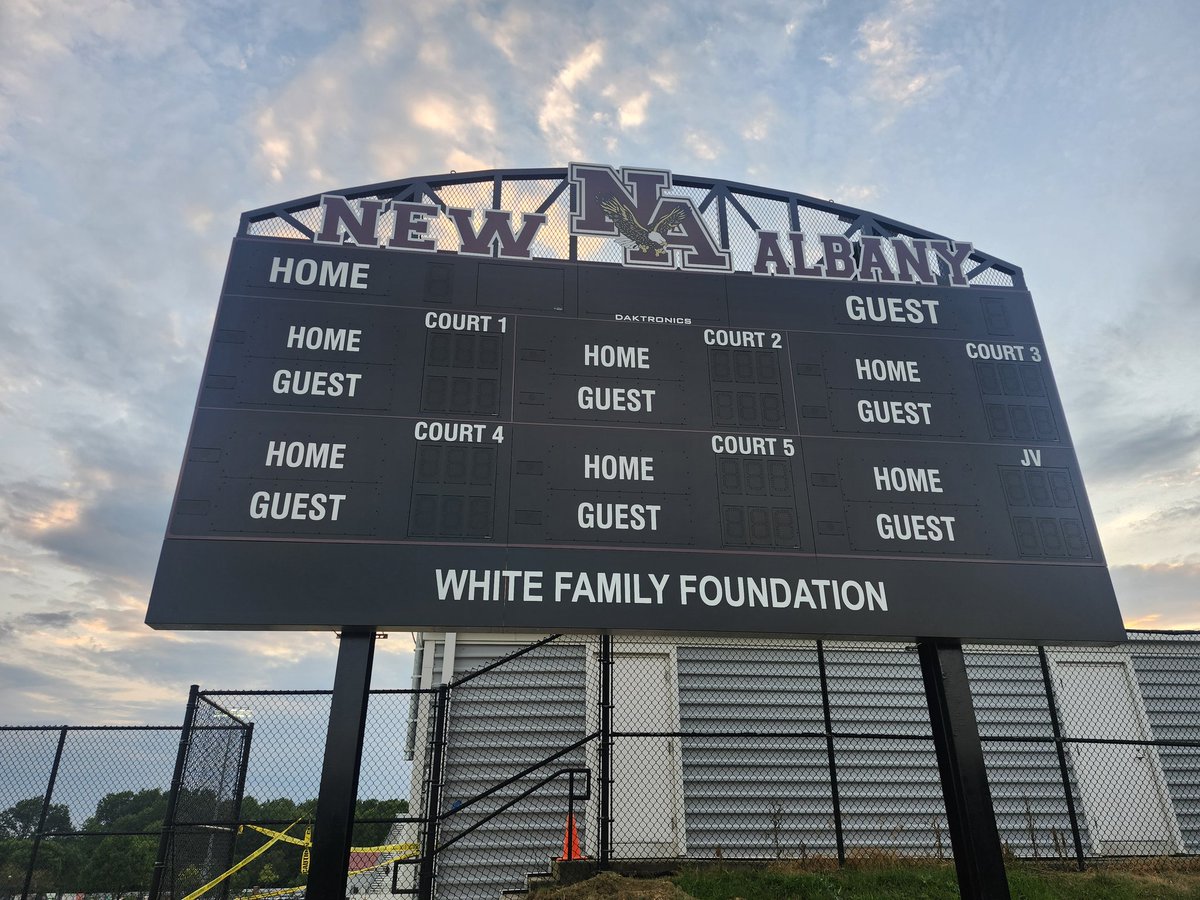 Out at <a href="/napls_athletics/">New Albany Athletics</a> for a boys soccer scrimmage between defending D-II state champion <a href="/NABSOCCER/">Eagles</a> and Olentangy Liberty and I see this by the tennis courts. Don't see many of these in high school.
