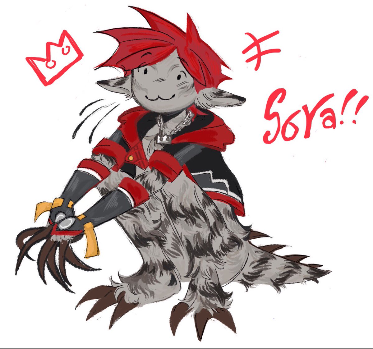 Little monstropolis Sora to test a new brush!! ❣️❣️❣️