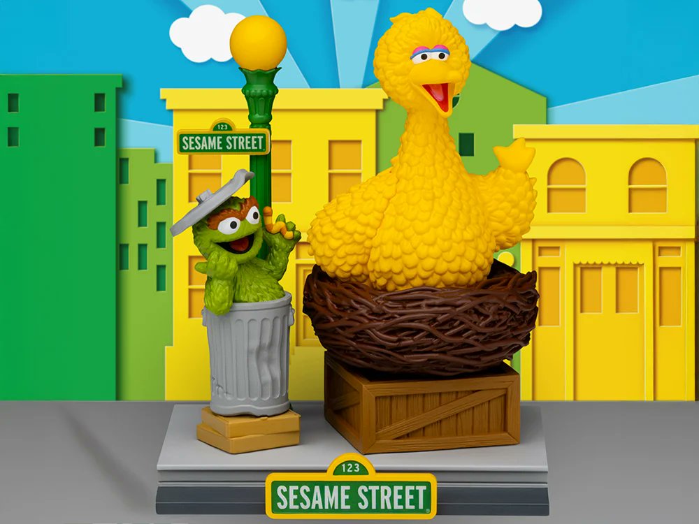 Sesame Street D-Stage statues from Beast Kingdom.