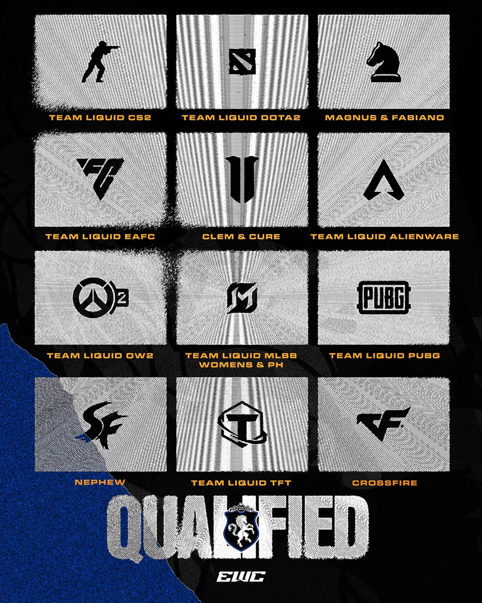 Team Liquid (@teamliquid) on Twitter photo With July on the rearview mirror, here’s an updated look at all the games you’ll be seeing us play at #EWC2025!
With <a href="/ManuelBachoore/">Manuel Bachoore</a> for EAFC, <a href="/nephewdork/">Liquid | Nephew</a> for SF6, and many more, we’re ready to go after the titles and the Club Championship 🏆
#LetsGoLiquid | #TeamLiquid25 With July on the rearview mirror, here’s an updated look at all the games you’ll be seeing us play at #EWC2025!
With <a href="/ManuelBachoore/">Manuel Bachoore</a> for EAFC, <a href="/nephewdork/">Liquid | Nephew</a> for SF6, and many more, we’re ready to go after the titles and the Club Championship 🏆
#LetsGoLiquid | #TeamLiquid25