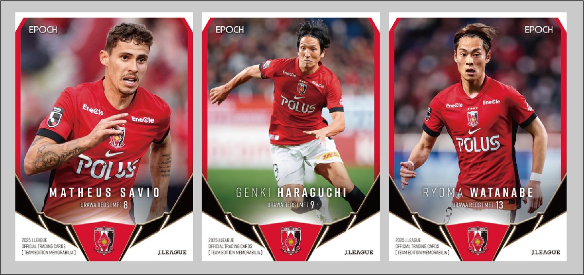 松尾佑介 2025 浦和レッズ トレーディングカード 直筆サインカード J