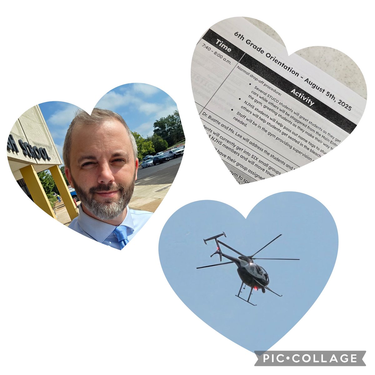 What a day! Four highlights:

✅️ First ever 6th Grade Orientation Day at <a href="/BernardMiddle/">Bernard Middle MSD</a>
✅️ On the teacher panel at <a href="/OHS_Tigers/">Oakville High School</a> for NTO
✅️ Community event at BMS with Kona Ice
✅️ Helicopter flyover