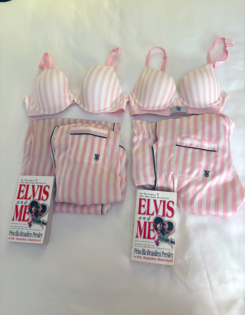 mariabbrosa's tweet photo. besties don't copy they match 🎀 @fashiond0lly #victoriassecret #angel #coquette #elvisandme #sleepover #pinkpjs #softgirl #girls #pink #justagirl https://t.co/buL2wKITHI