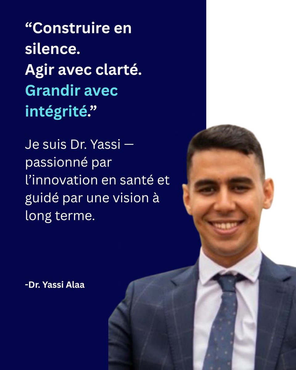 🎯 Construire en silence. Agir avec clarté. Grandir avec intégrité.

Je suis Dr. Yassi, passionné par l’innovation dans le domaine de la santé, porté par une vision : bâtir des projets solides, utiles, et durables.

Ce compte est le reflet d’un parcours guidé