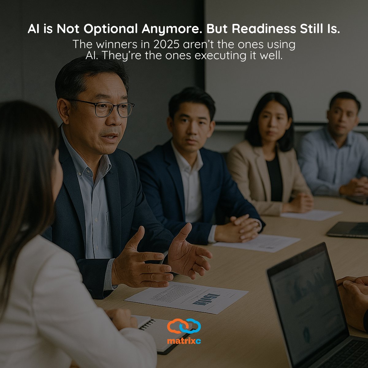matrixconnexion's tweet image. Know where you stand. Know where to go. → stax.matrixc.com/readiness-asse…

#AIExecution #TransformationClarity #matrixc #MatrixConnexion #DigitalReadiness #LeadWithAI #BoardroomDecisions
