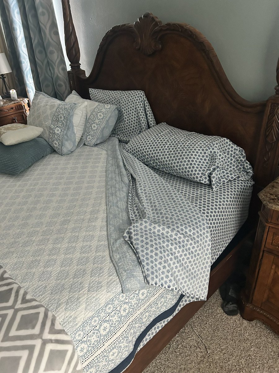 I’ve got the best wife. She turned down the bed for my nap today. I don’t deserve her. 😄