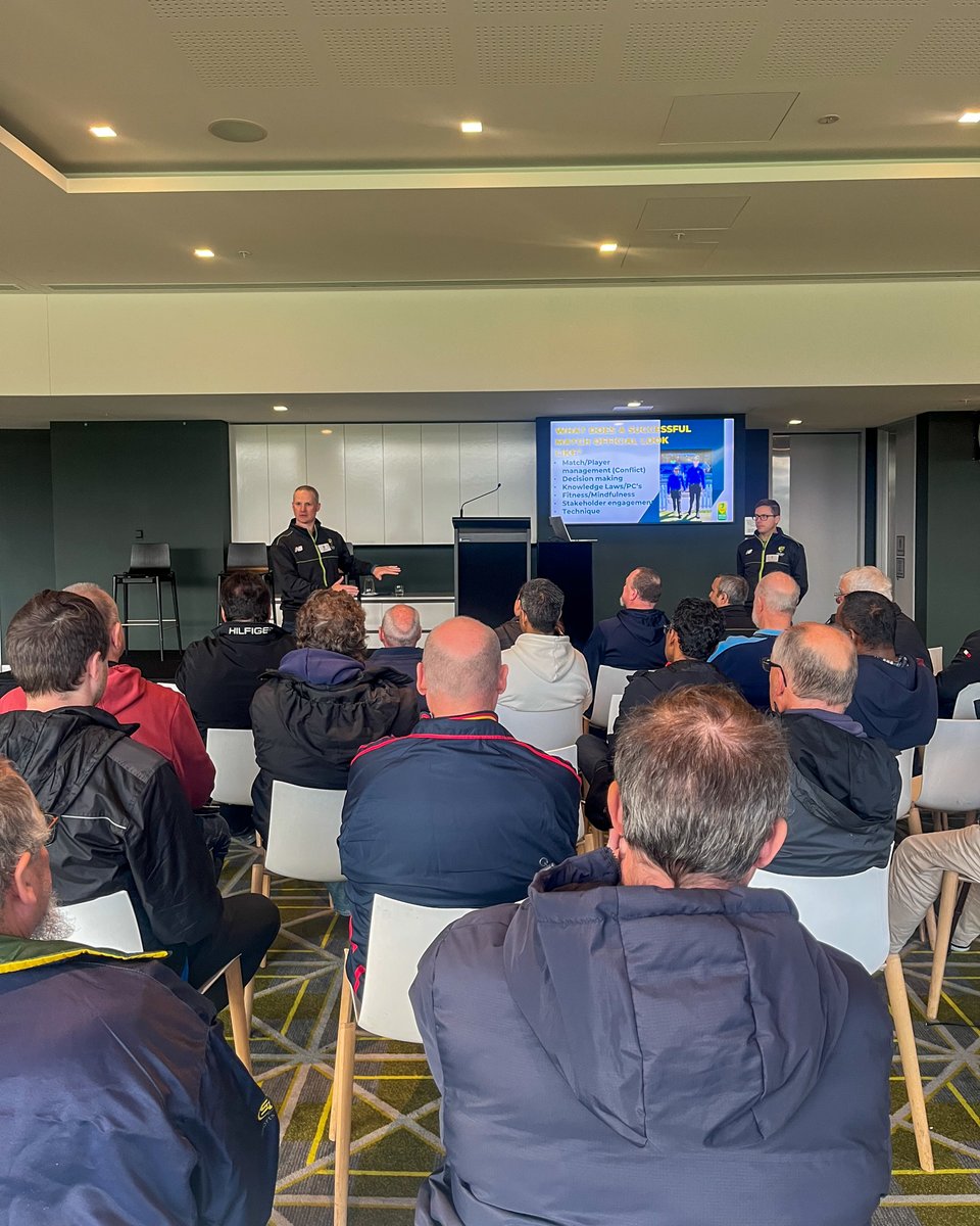 On Sunday, July 27, we hosted our Match Officials Season Launch breakfast to formally acknowledge the dedication of our umpires and scorers, and to mark the beginning of the new season.

The afternoon featured our annual Umpiring Seminar with sessions focused on Preparation,