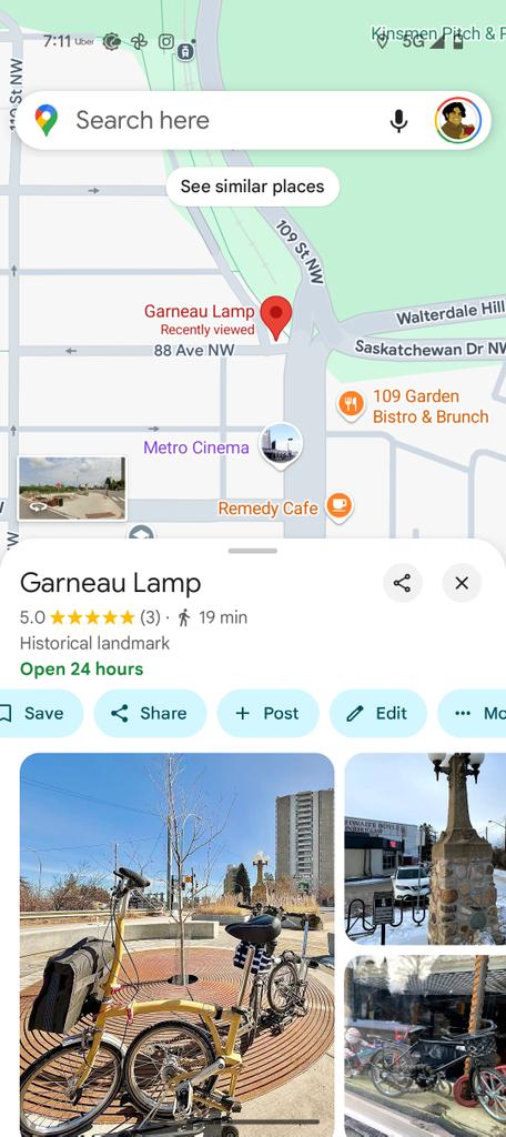 pcastr's tweet image. Great first #runconference @RL_Conference this morning! 
Join us tomorrow, 6:30am at the Garneau Lamp for a run (see screenshot or pin below):
maps.app.goo.gl/pcD8rELSMBaziY…