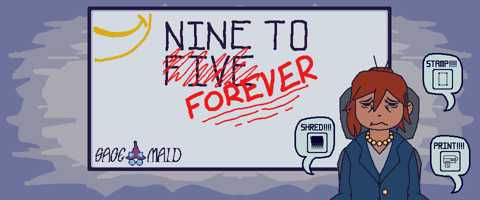 SageMaids's tweet photo. We've released our first game, Nine to Five Forever! We made this in 4 days for the GMTK2025 Game Jam, so please check it out and drop a rating if you'd like!
https://t.co/br6cizZuKT
#GMTKJam2025 #gmtk #gamedev #indiedev #pixelart #GMTKJam https://t.co/b1E7NmvZuG
