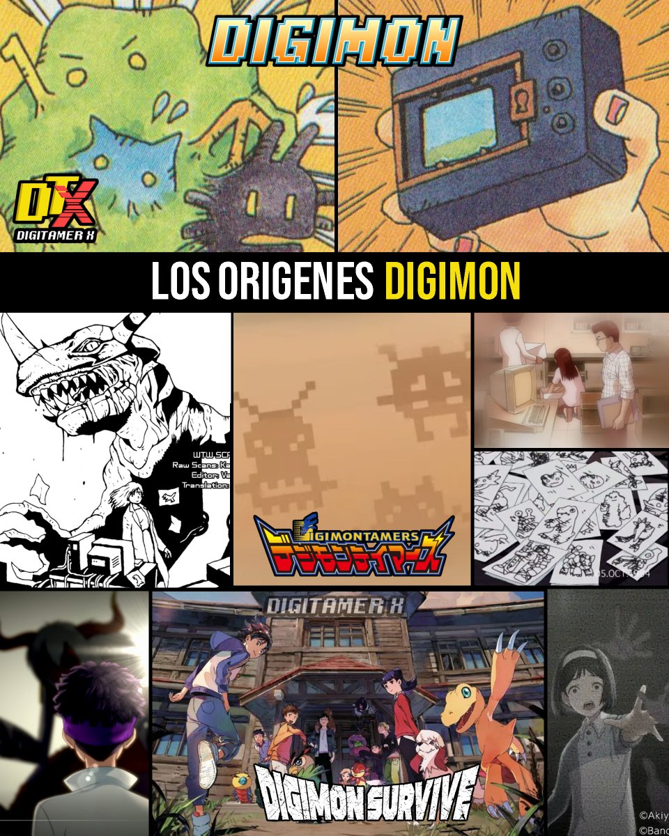 DigitamerX's tweet image. ❗ #DatosDigimon Random hasta que consiga novia #47

🌐 Los distintos origenes de los Digimon y las multiples posibilidades:

❗ Esta publicación es especial, te invito a ver nuestros videos en el canal de YT). Hablemos del origen #Digimon y como este, ha cambiado...⬇️
#SabiasQue