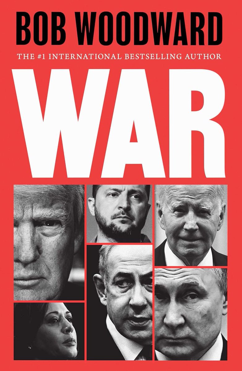 spookysilver's tweet image. book notes (43 of b)
-------------
1/7

War 
by Bob Woodward 
(441 pg, Published 2024)
(#booknotes from 2024)

Context:
------------
These #booknotes are not book reviews, nor book summaries. Just my high-level thoughts on the book along with some quotes which I find interesting.…