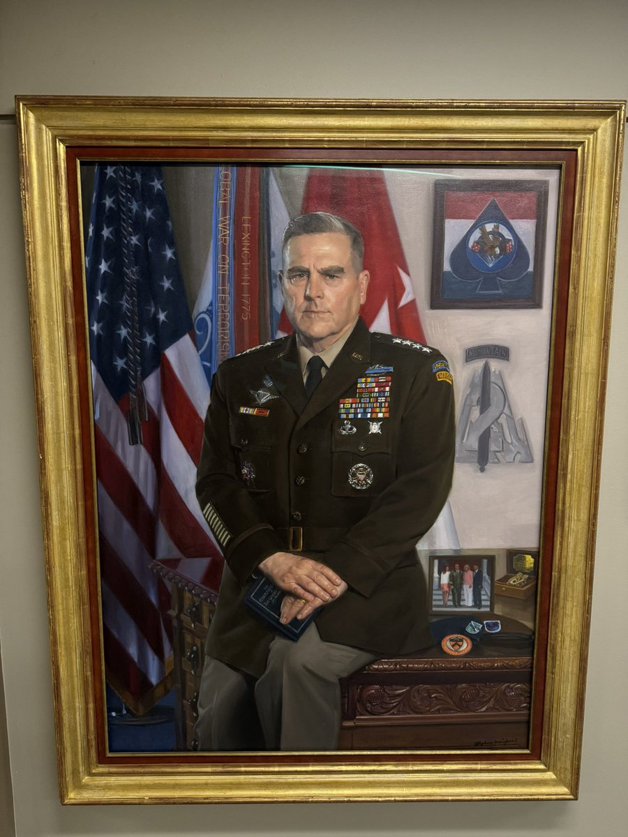 Hegseth says that “Unlike the Left, we don’t believe in erasing American history—we honor it.”

However, the Pentagon, under Pres. Trump, also removed two portraits of Gen. Mark Milley.

They commemorated his service as Chairman of the Joint Chiefs and Army Chief of Staff.