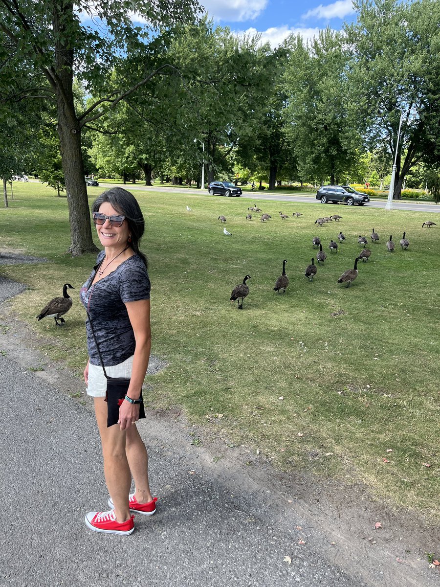 Annette just got goosed!