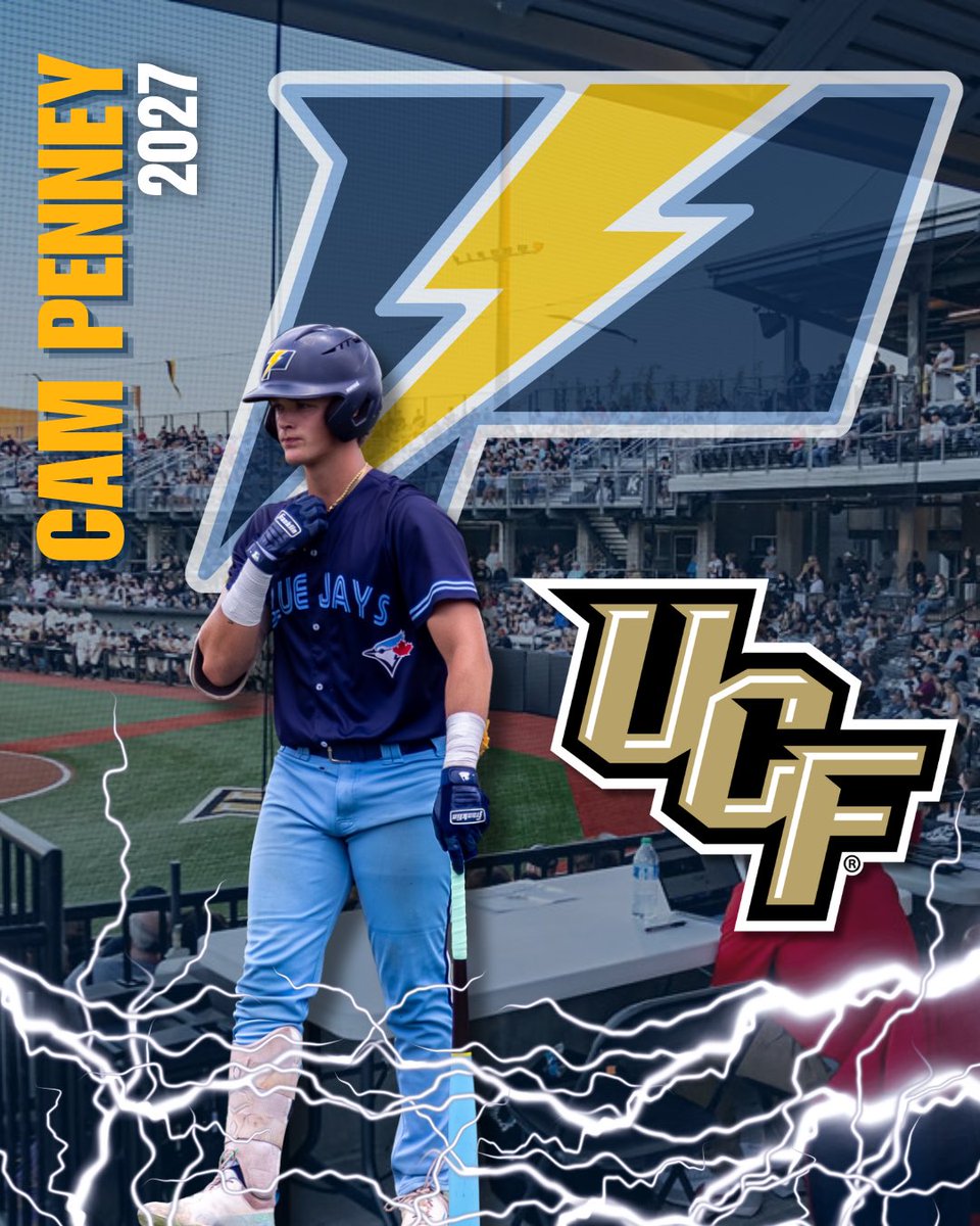 Congratulations to 2027 Cam Penney on his commitment to the University of Central Florida! ⚡️<a href="/cam23penney/">Cameron Penney</a> <a href="/PerfectGameUSA/">Perfect Game USA</a> <a href="/Dmnd_Allegiance/">Diamond Allegiance</a> 

#PowerUp #More4Most