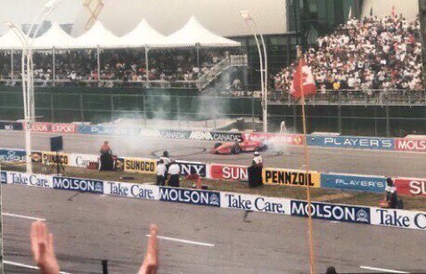 Dohboy6969's tweet photo. @IndyCar Got to witness a classic Zanardi🍍🍩 at 98 Molson Indy 😎🤙🏻🇨🇦🏁 #IndyTO https://t.co/p687LgiwyA