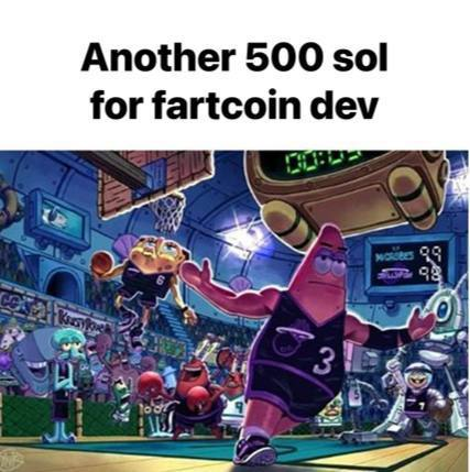 blobthechef's tweet image. Fartcoin dev has an infinite money glitch