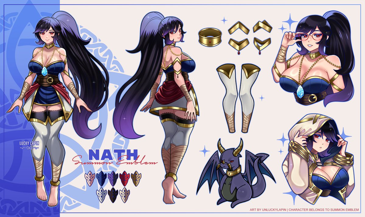 unluckylapin's tweet photo. Hi guys! This is my most recently comm! FE fan page wanted to do a reference sheet of their main OC and I did it, I love it so much π
#commissionart #fireemblemoc #commissions https://t.co/gaeG8AnMQA