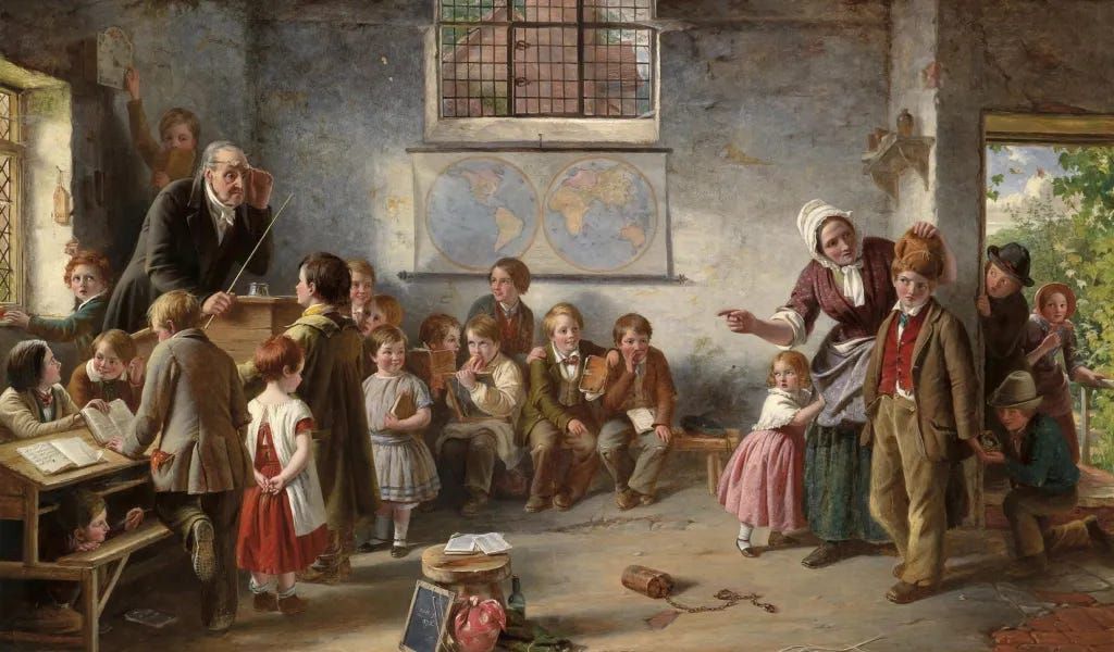 Trevor Aleo critiques "schoolishness" - a term from Dr. Susan Blum describing education that's reduced to arbitrary exercises for grades rather than authentic learning. He warns against responding to AI challenges by reverting to outdated testing methods or abandoning traditional