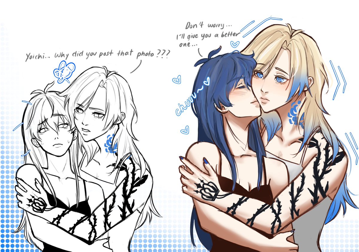 I think yuri may be my calling 

#kaisagi  #femlock #femkaisagi #isagi #kaiser