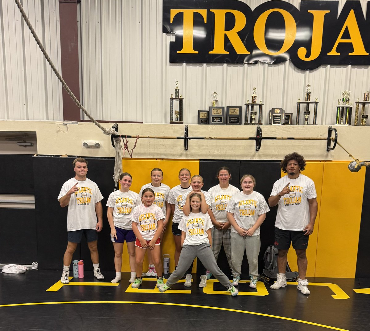 Big Thank You to ISU Wrestler CJ Carter and Kellen Scott for being Camp Clinicians at our Atlantic Trojan Technique Camp!!!  Good work by the Wrestlers who camp and GOT BETTER!!
