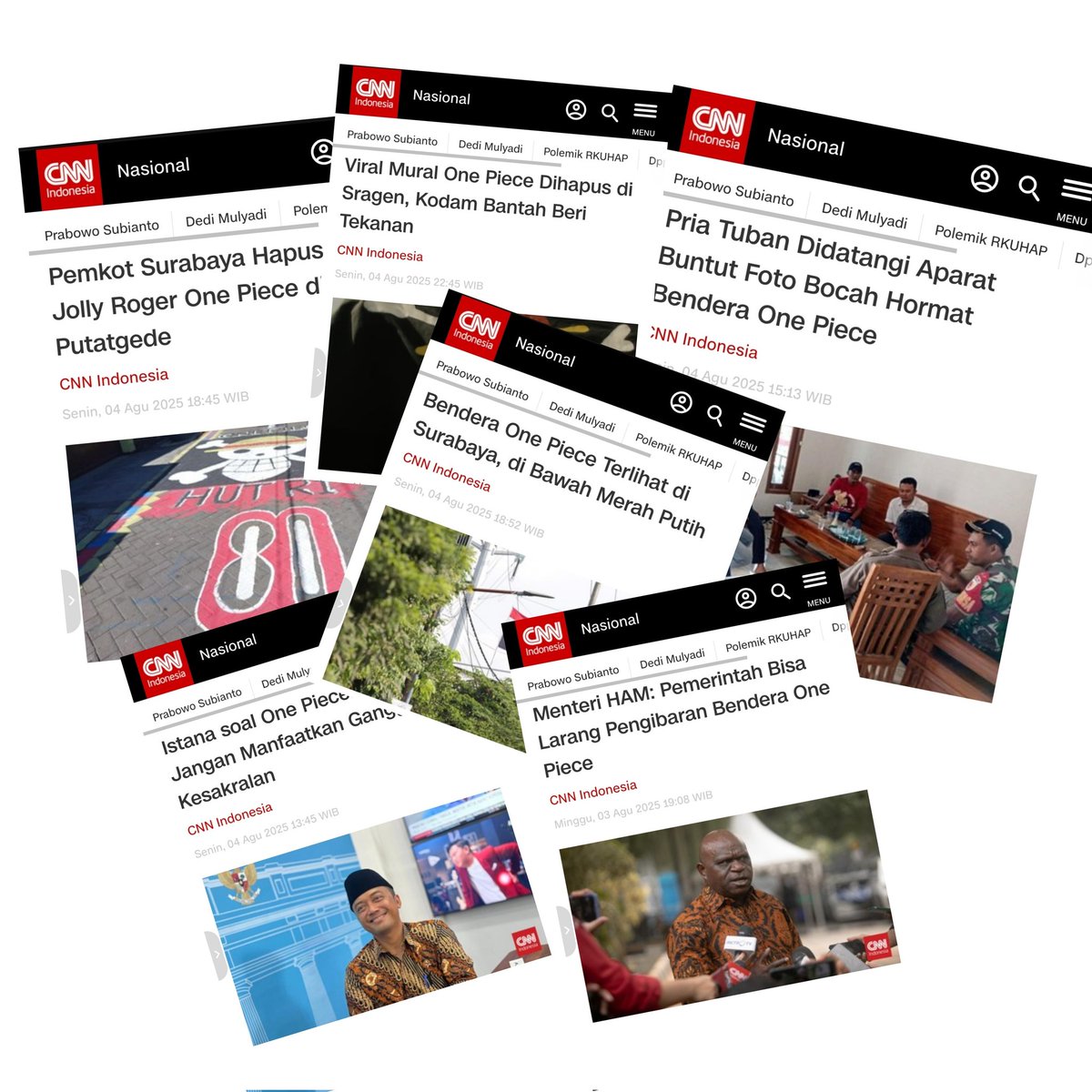 ferizandra (@ferizandra) on Twitter photo <a href="/txtdrimedia/">txtdrimedia</a> Terus kenapa polisi, tentara, pemkot, menteri, anggota DPR heboh sama bendera One Piece...? 🤔 <a href="/txtdrimedia/">txtdrimedia</a> Terus kenapa polisi, tentara, pemkot, menteri, anggota DPR heboh sama bendera One Piece...? 🤔