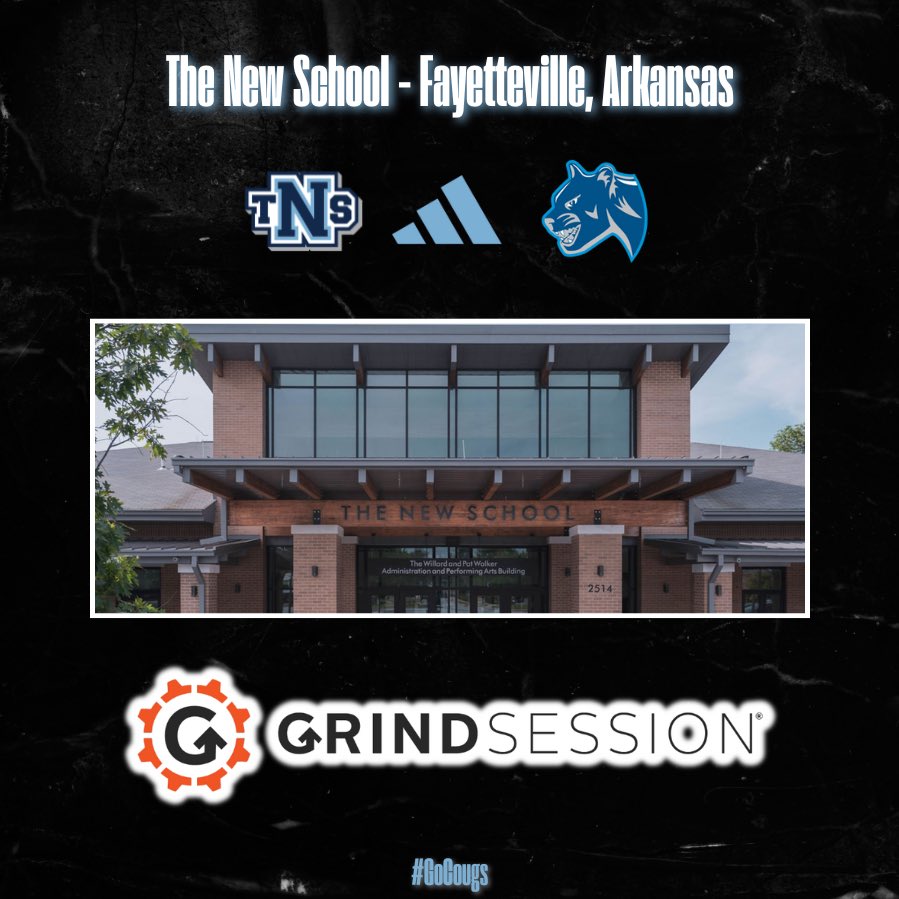 The New School Cougars (@tnscougarsmbb) on Twitter photo The New School has officially joined <a href="/thegrindsession/">The Grind Session</a>!
Our National Boys Team is excited to play as a member of one of the best Prep Circuits in the world. Our program will continue to value Academia and Athletics at an elite level—right here in Fayetteville, Arkansas.
#GoCougs The New School has officially joined <a href="/thegrindsession/">The Grind Session</a>!
Our National Boys Team is excited to play as a member of one of the best Prep Circuits in the world. Our program will continue to value Academia and Athletics at an elite level—right here in Fayetteville, Arkansas.
#GoCougs
