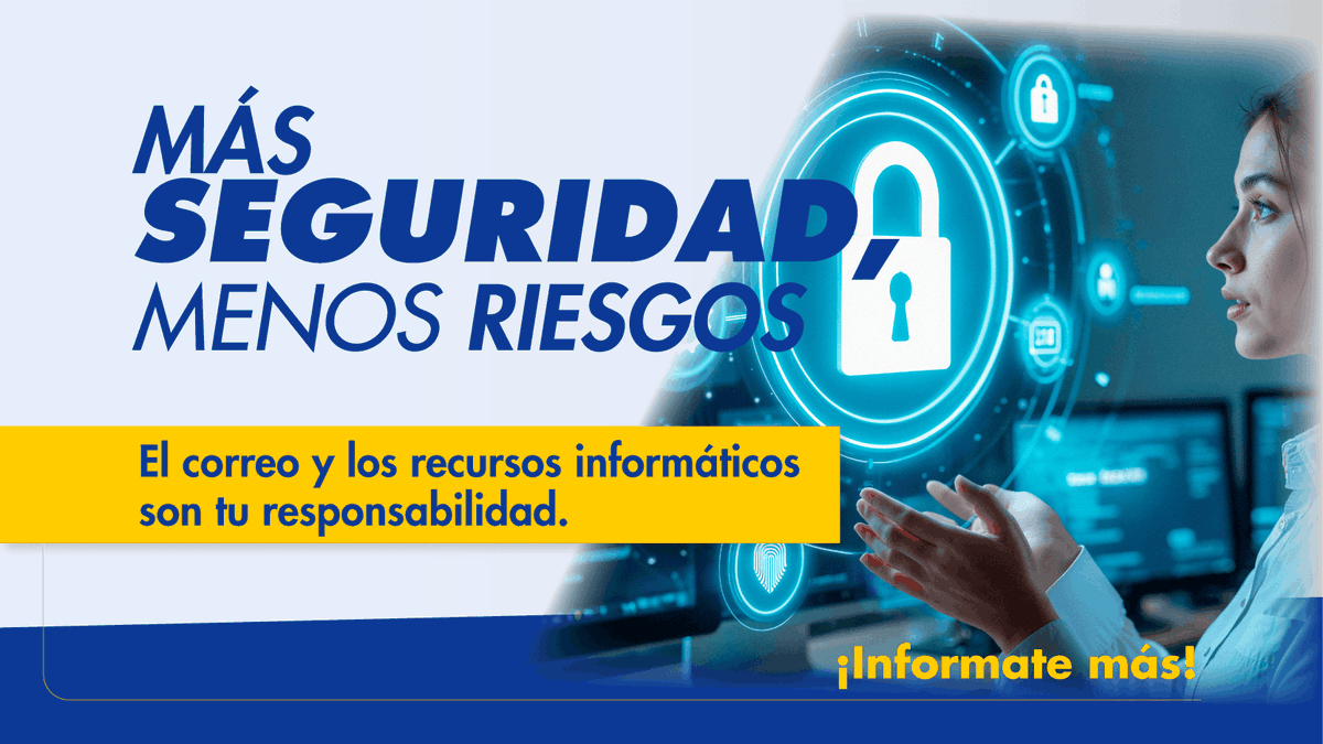 UNEDCostaRica's tweet image. Más seguridad, menos riesgos.

Cuidamos tu información. Además de tu usuario y contraseña, debés usar factores de autenticación para confirmar tu identidad. Así, el acceso a los sistemas y recursos informáticos será más seguro.

uned.ac.cr/docencia/image…

uned.ac.cr/docencia/image…