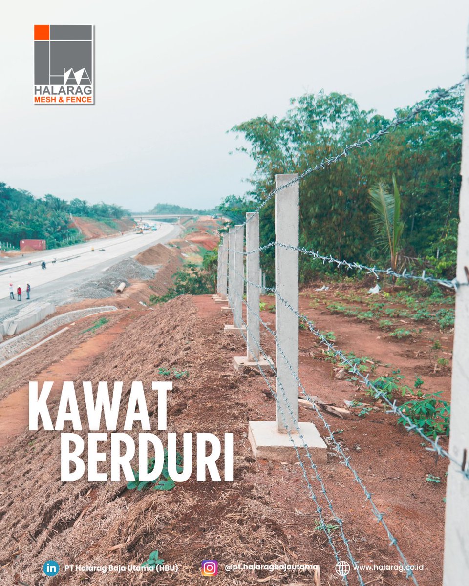 HalaragPt's tweet photo. Pengaplikasian Kawat berduri Halarag

Adalah salah satu tipe konstruksi pagar yang terbuat dari pelintiran 2 atau lebih kawat panjang yang dalam jarak tertentu di selingi puntiran potongan kawat yang ujungnya di arahkan tegak lurus kawat utama.

https://t.co/wEFvBsmbrI
#kawatduri https://t.co/R74vWOwgnS