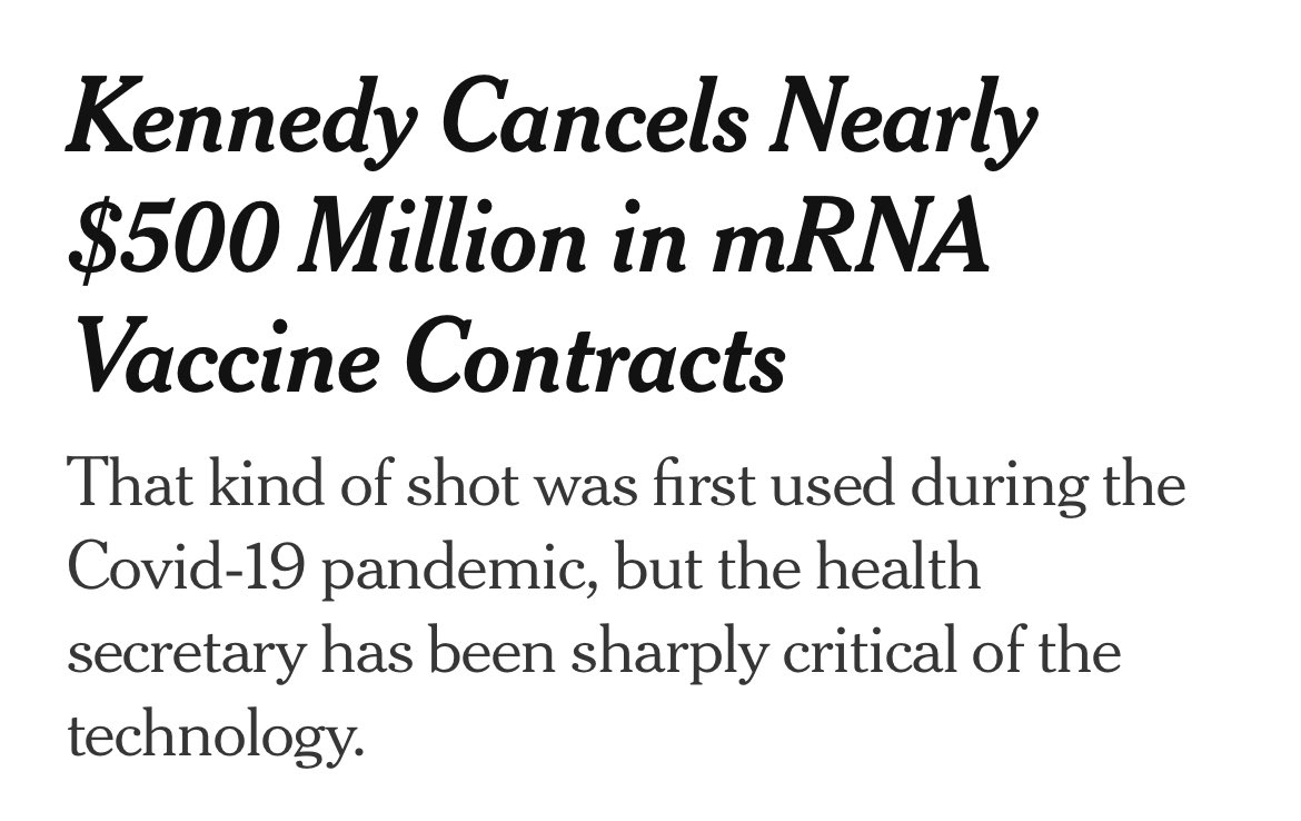 This is so harmful. Scientists are developing mRNA-based cancer vaccines that could save so many lives.