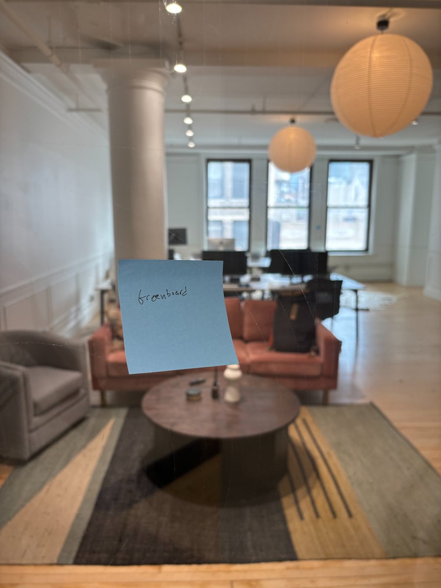 schembor's tweet image. New Greenboard HQ 

Now back to building 🫡