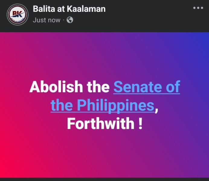 kumerjgarcia's tweet photo. Abolish the @senatePH, Forthwith ! https://t.co/pjd4HezyZM