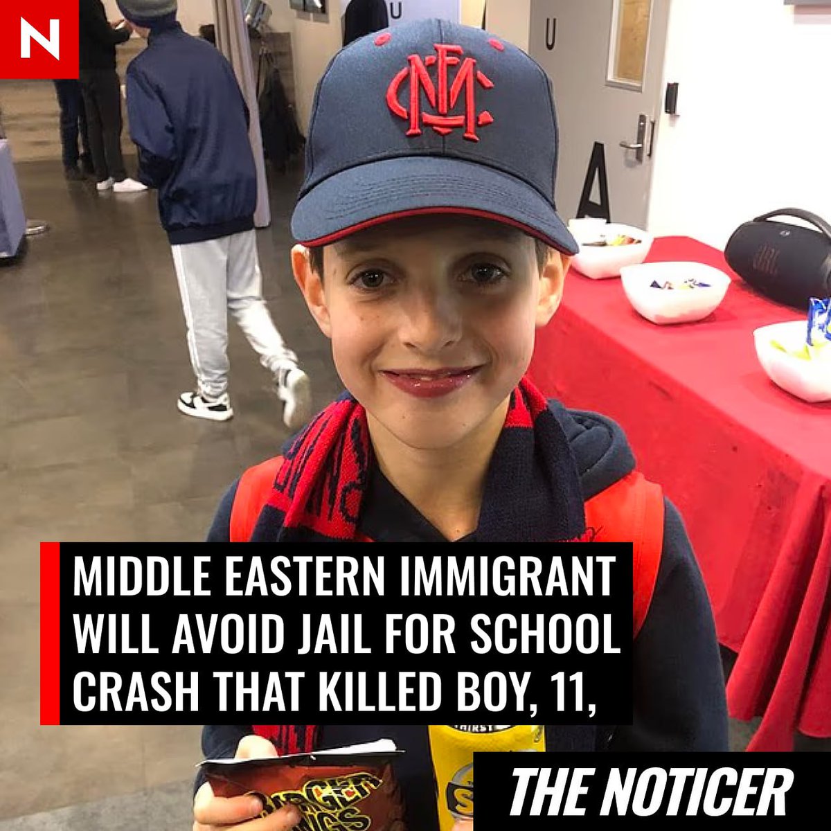 A Middle Eastern immigrant driver who crashed into a Melbourne primary school and killed 11-year-old Australian boy Jack Davey will avoid jail after she was only charged with minor traffic offences.