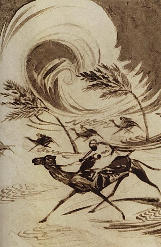 Illustration to poem by A. Isahakyan 'Abu Lala Mahari' #artbots #sarian