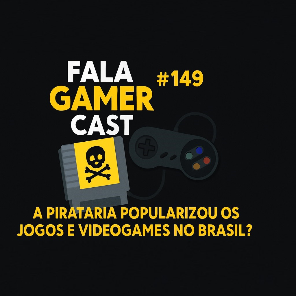 FalaGamerCast's tweet image. Fala Gamer Cast #149 – A pirataria popularizou os jogos e videogames no Brasil? 🇧🇷💾 com @gus_ravi , @NerdSalvan32076 

Vamos debater como a pirataria moldou a história dos games no Brasil 🎮

▶️ Ouça agora: open.spotify.com/show/3AIyMBIwj…

#Pirataria #Games #Videogames #Brasil