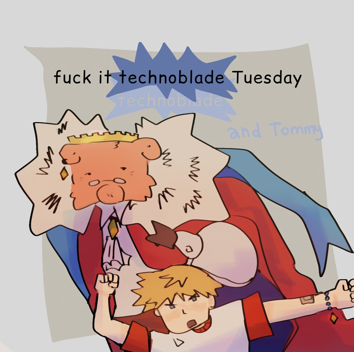 technoblade tuesd day Ignore weird blonde guy at the bottom idk why hes there #technoblade #technobladefanart #technofanart #tommyinnitfanart