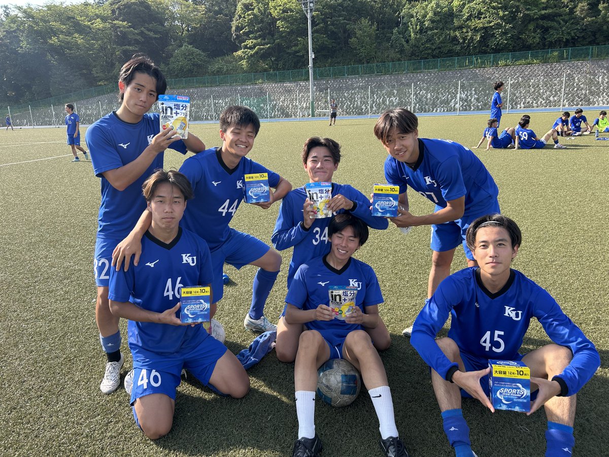 神奈川大学サッカー部ユニフォーム 新品】神奈川大学 サッカー ユニフォーム ネイビー タグ付き 未