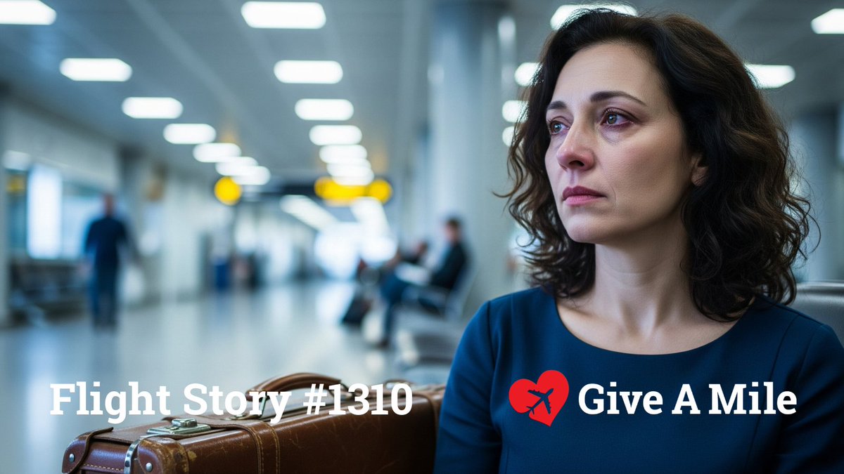 A flight of compassion for Sahara, from Mexico City to Vancouver. Sahara's partner was facing the end of his life.
Thanks to the incredible generosity of Toronto Pearson, that impossible journey became a reality. 
giveamile.org/flight-stories…

#Glioblastoma #Charity #Travel