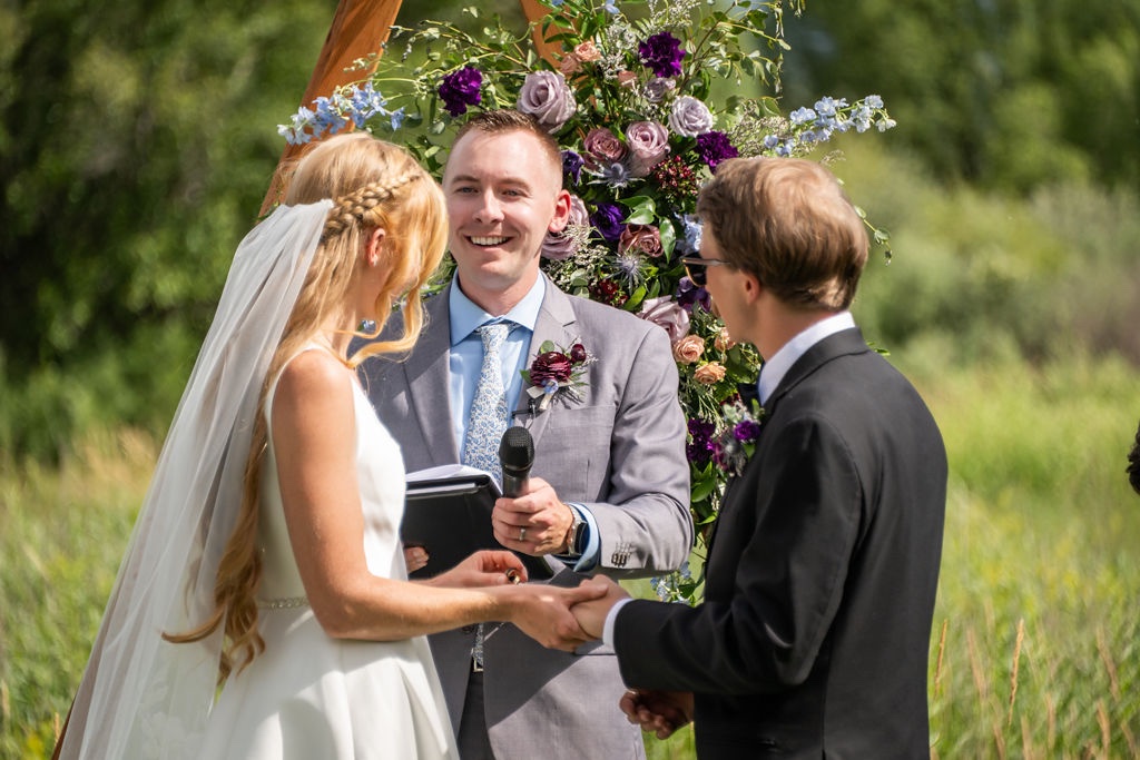Me officiating my cousins wedding in Colorado this summer. I hope I can officiate more ceremonies someday! Such a wonderful experience