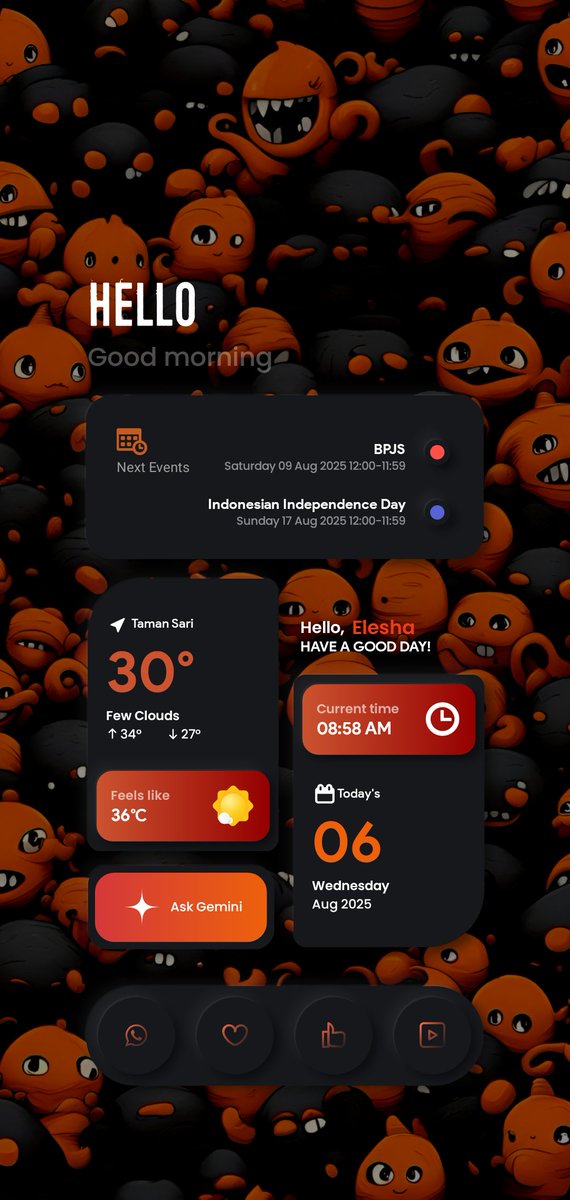 ELESHA (@intergraf22) on Twitter photo .
๐ธ WEDNESDAY. 06082025.
๐ธ WIDGET MORPH PRO KWGT
<a href="/Riteshk021/">Ritesh.k21</a> <a href="/DroidDecor/">Droid Decor</a>
๐ธ WALL
<a href="/X/">X</a>
๐ธ H2I TEMPLATE
<a href="/pashapuma1/">PashaPuma Design Team</a>
. .
๐ธ WEDNESDAY. 06082025.
๐ธ WIDGET MORPH PRO KWGT
<a href="/Riteshk021/">Ritesh.k21</a> <a href="/DroidDecor/">Droid Decor</a>
๐ธ WALL
<a href="/X/">X</a>
๐ธ H2I TEMPLATE
<a href="/pashapuma1/">PashaPuma Design Team</a>
.