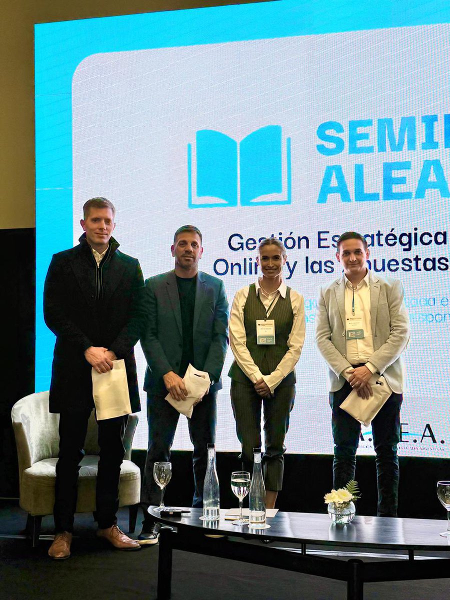 JMendezCartier's tweet photo. 𝐀𝐅𝐀 🤝 𝐀𝐋𝐄𝐀

Junto al Dr. Paton Urich participamos del Seminario de  “𝗚𝗲𝘀𝘁𝗶𝗼́𝗻 𝗘𝘀𝘁𝗿𝗮𝘁𝗲́𝗴𝗶𝗰𝗮 𝗱𝗲𝗹 𝗝𝘂𝗲𝗴𝗼 𝗢𝗻𝗹𝗶𝗻𝗲 𝘆 𝗹𝗮𝘀 𝗔𝗽𝘂𝗲𝘀𝘁𝗮𝘀 𝗗𝗲𝗽𝗼𝗿𝘁𝗶𝘃𝗮𝘀” de la Asociación de Loterías Estatales de Argentina (ALEA) para hablar sobre https://t.co/IOZRpHan4a