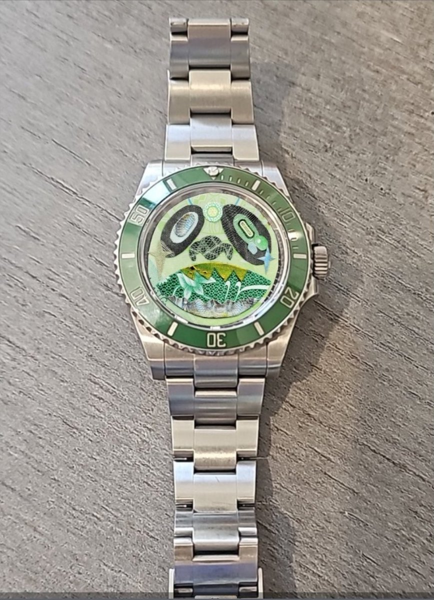 InseaMarine's tweet photo. What other NFT raised 1 million in 2 months and giving out 10 Rolex watches with your NFT inserted in it???? @mosciun did. https://t.co/F6yvUtV66u
